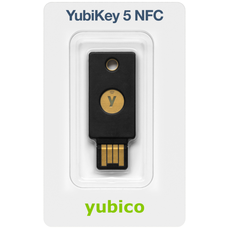 Yubikey 5 NFC (USBA, NFC) Yubico yubikey.co.hu