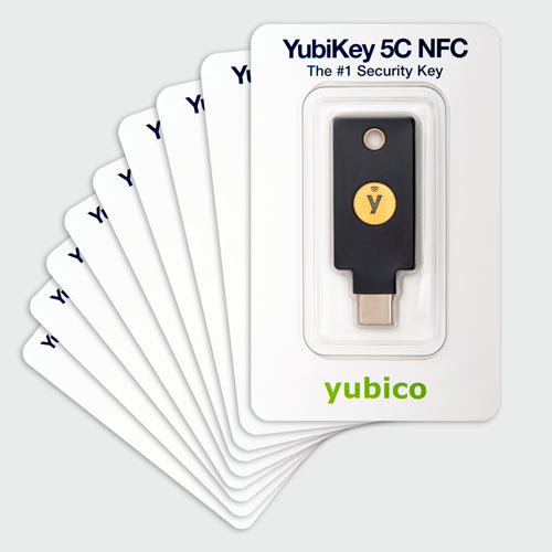 Yubikey 5C NFC 10 pack